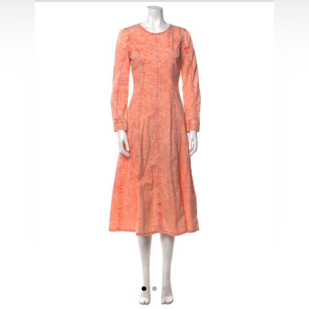 Rachel Comey midi dress in Acid Pomona Denim / Sherbet